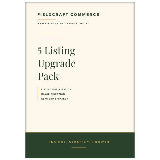 Listing Upgrade Pack (5 listings) cover by Fieldcraft Commerce