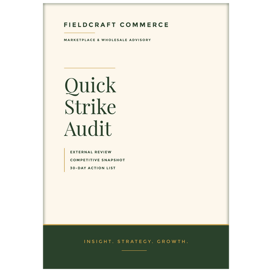 Quick Strike Audit report cover by Fieldcraft Commerce